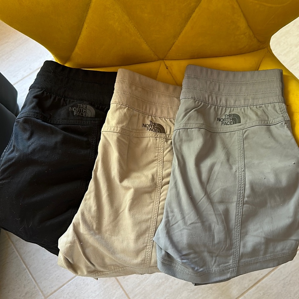 3 pairs of Women’s The North Face Shorts
